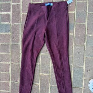 Old Navy Stevie Maroon Velvet Pants